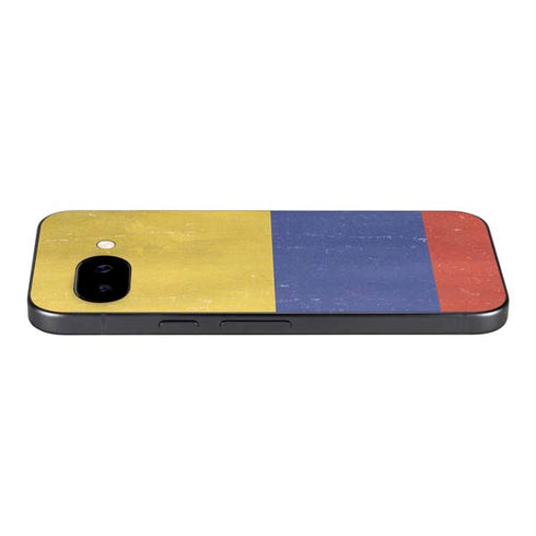 Colombia Flag Distressed Google Pixel 9a Skin